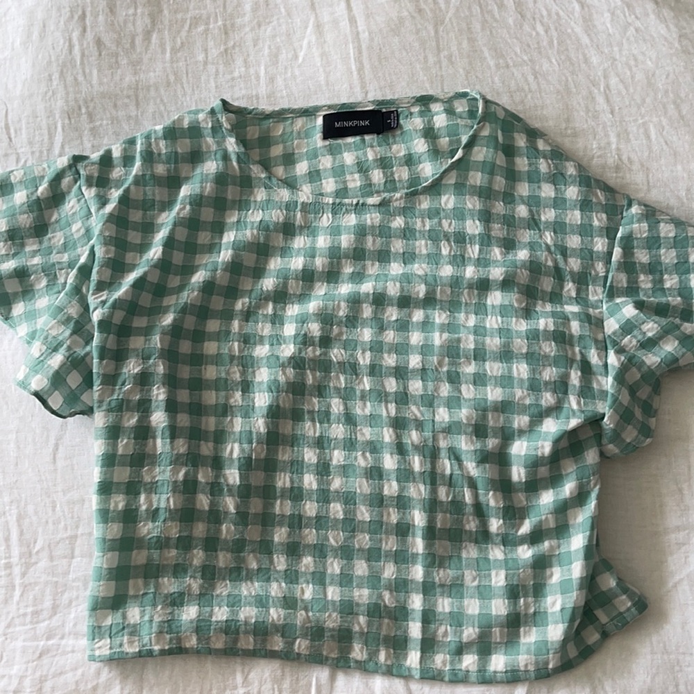 Minkpink Gingham blouse